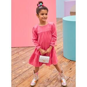 Bisby Lisle Dress- Tulip Velour NWT size 14